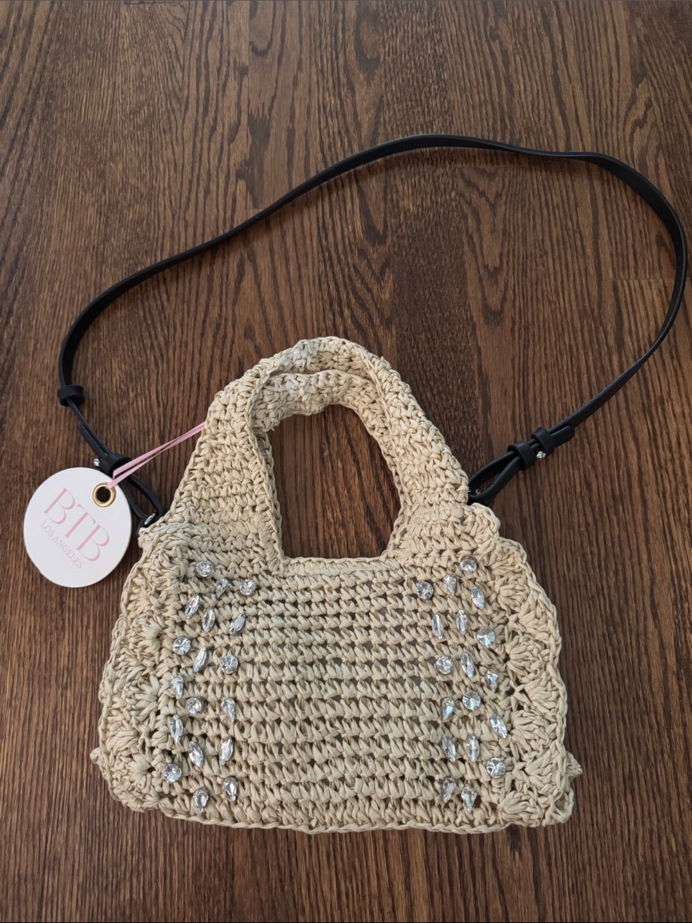 BTB Los Angeles Small Woven Tote